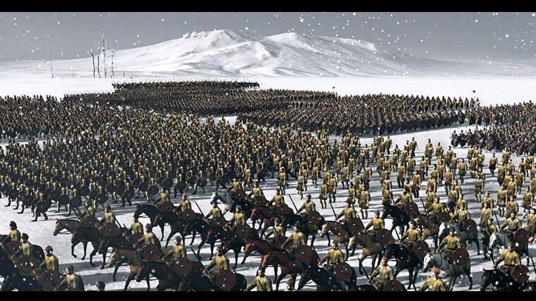 Larger historical battles